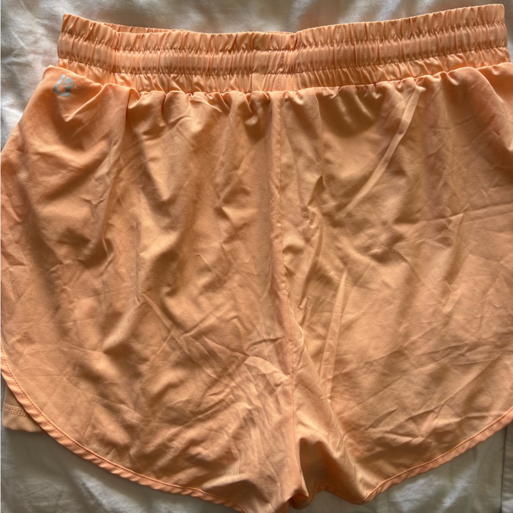 Buffbunny Lifesaver Peach Athletic Shorts View 3